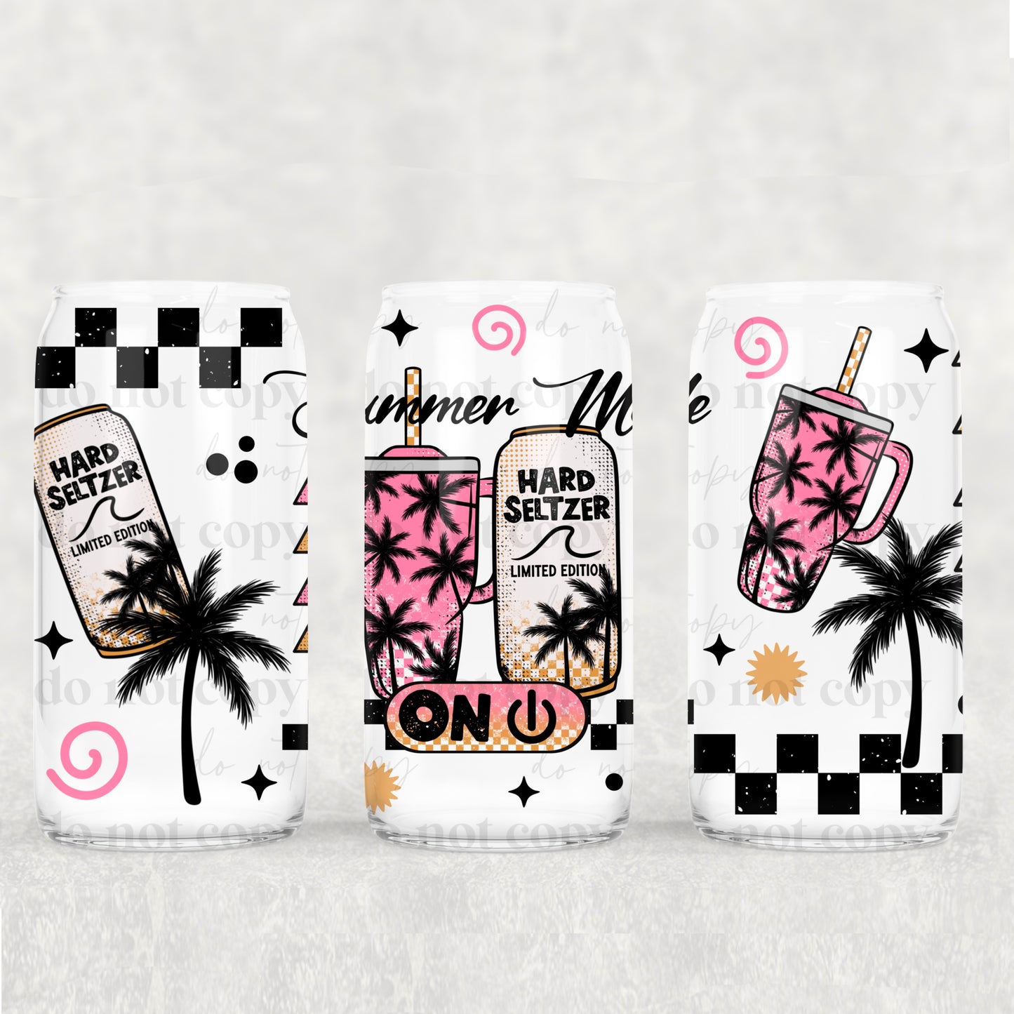 Summer Mode On 16 Oz Wrap - Hard Seltzer