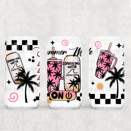 Summer Mode On 16 Oz Wrap - Sparkling Water