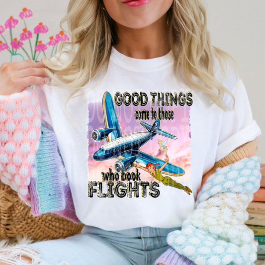 GOOD THINGS come to those with book FLIGHTS