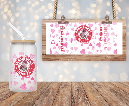 Starbucks Coffee (hearts) 16oz wrap