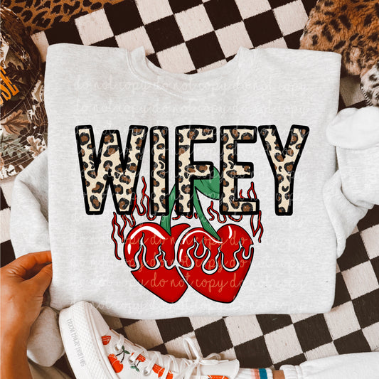 Wifey Cherries DTF