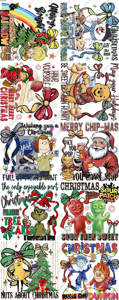 Premade Christmas Gang Sheets TM