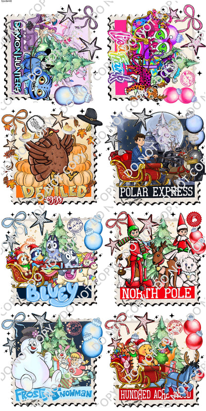 Premade Christmas Gang Sheets TM