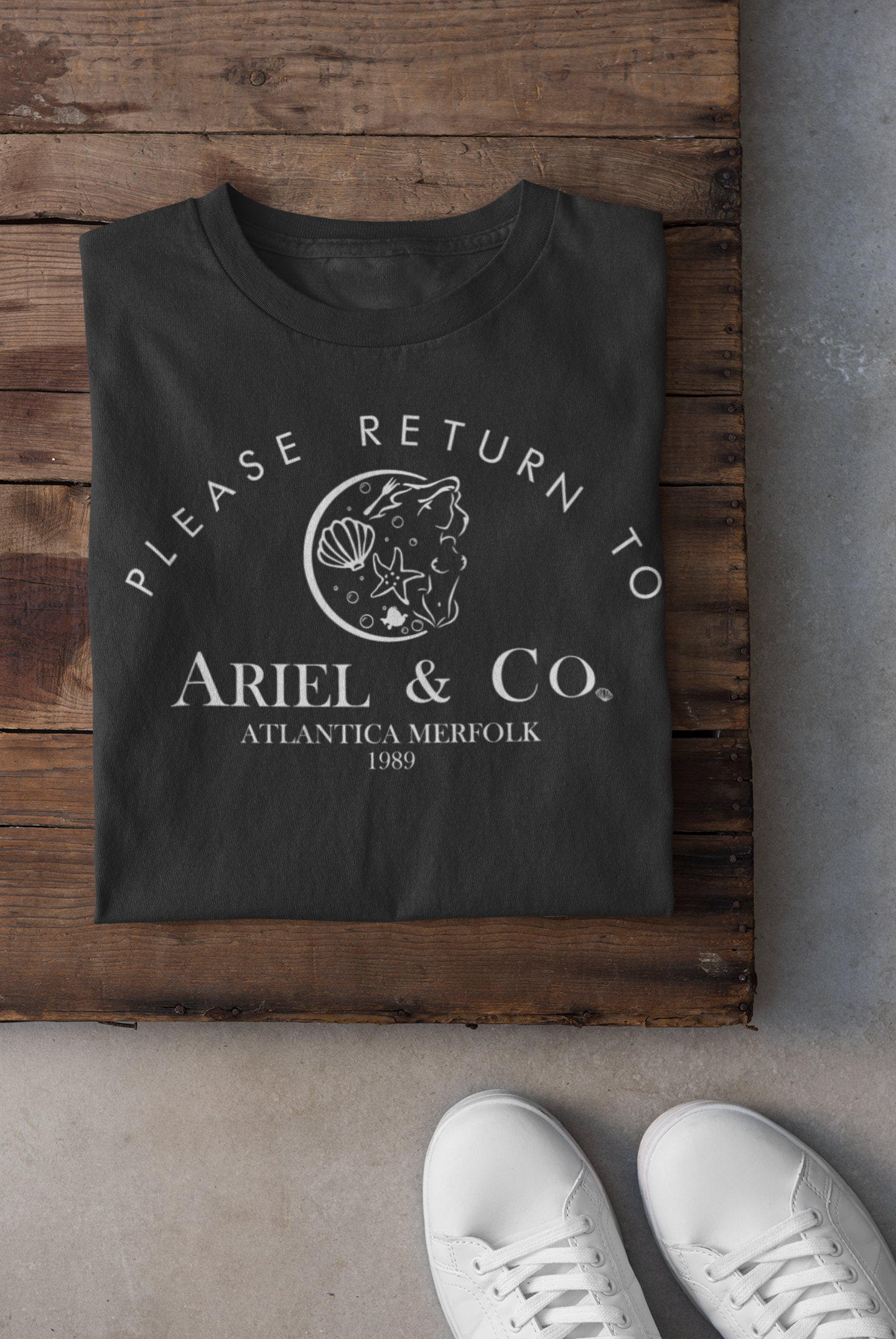 Please return to Ariel & Co. (White Writing) - DTF PRINT
