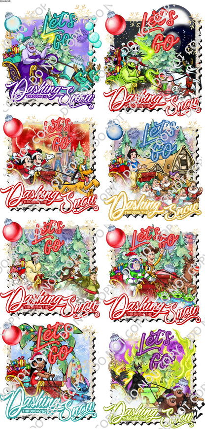 Premade Christmas Gang Sheets TM