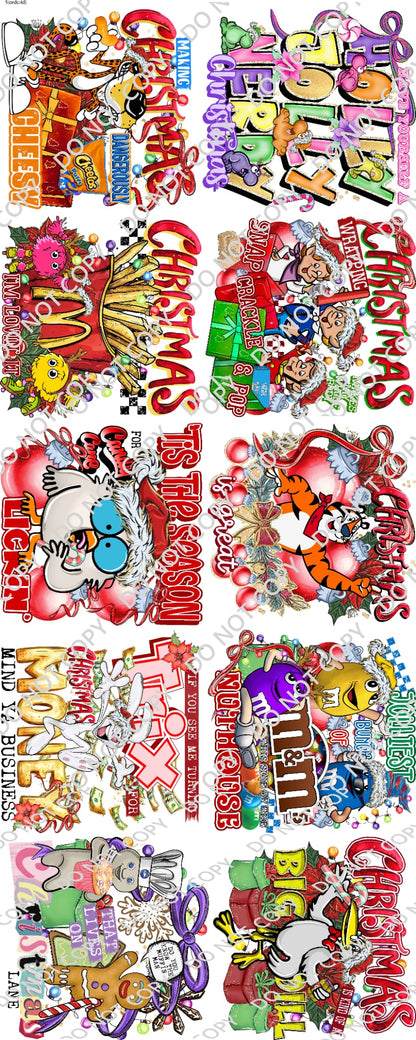 Premade Christmas Gang Sheets TM